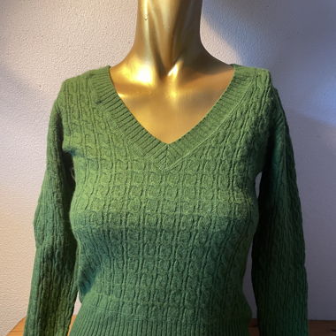 Pull vert col en V