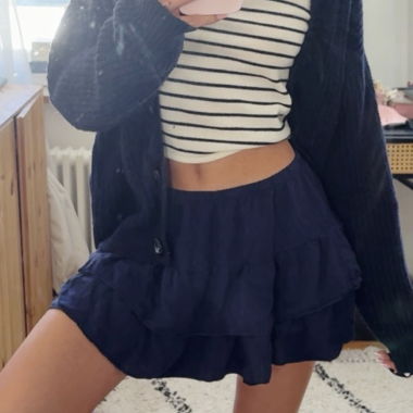 Dark Blue Brandy Melville Skirt