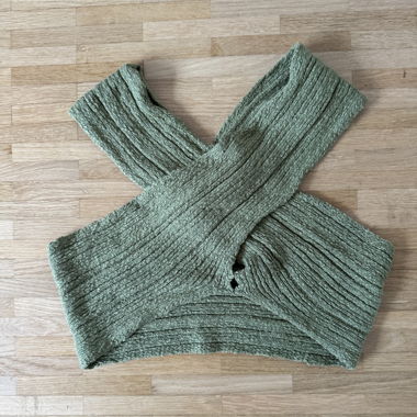 Green Knit Top