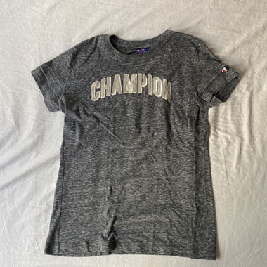Graues Champion T-Shirt