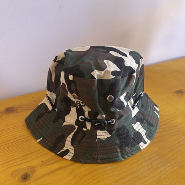 Camouflage-Bucket Hat Menta & Limón Grösse 60