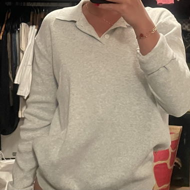Pull gris clair 