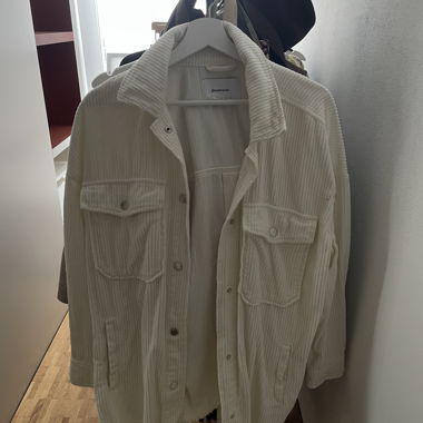 Oversized weisse Jacke