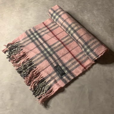 Sciarpa Burberry, rosa, 100% cashmere