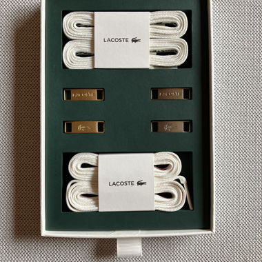 Lacoste Schnürsenkel/Schuhbändel Set