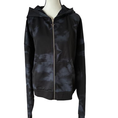 Shyx Black star zip hoodie