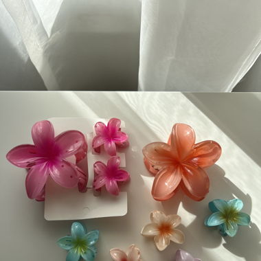 Set mit 9 Blumenklammern