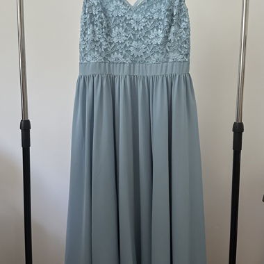 Abito blu in pizzo SWING