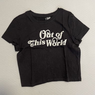 black baby tee