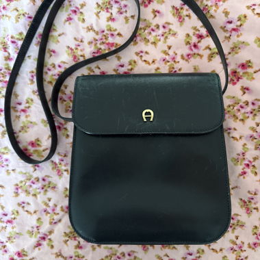 Borsa vintage Aigner - Nero Black Noir