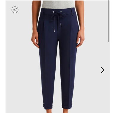 TROUSERS WITH DRAWSTRING/ PANTALON AVEC CORDON