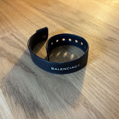 Balenciaga Lederarmband schwarz