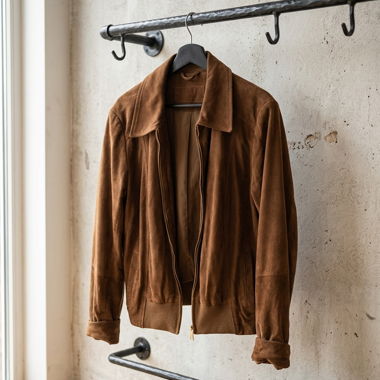 Brown Vintage Suede Jacket