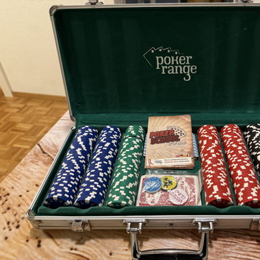 Poker Koffer mit lern Disc
