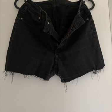 Shorts en jean noirs