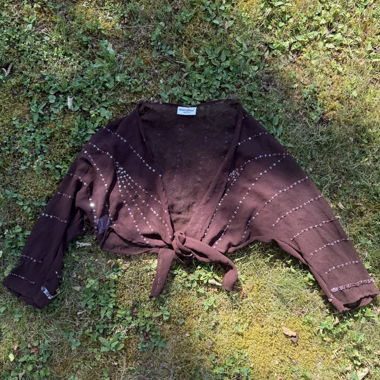 y2k Sequin Cardigan