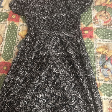 Abito Estivo Paisley Nero