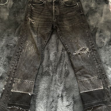 Jeans Flared nero