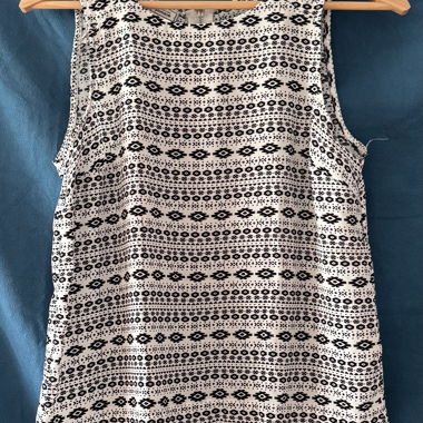 blouse légère à motifs