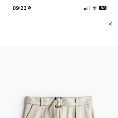 Stoff Shorts