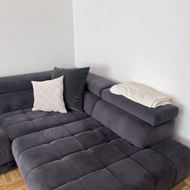 Ecksofa antrazit 