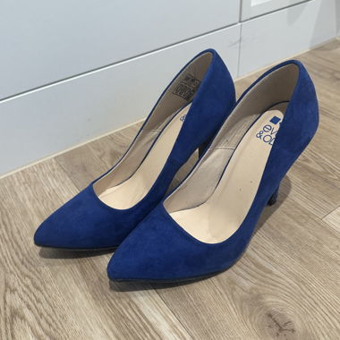 Blue High Heels