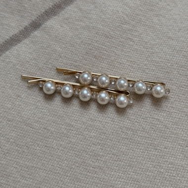 Perlen Haarspangen Set