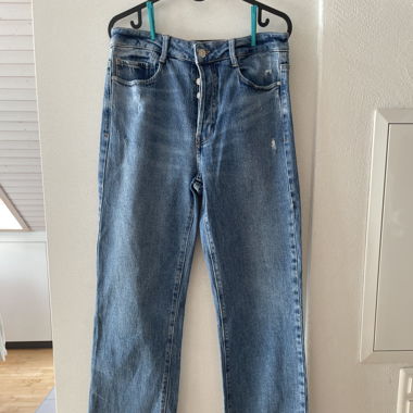 Lange Jeans Schlaghose