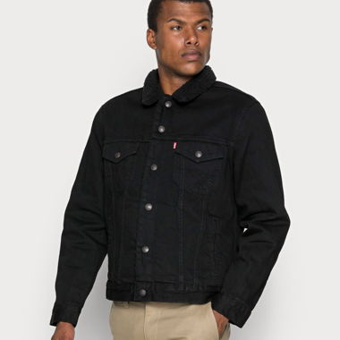 Levi’s Denimjacke mit Teddyfutter