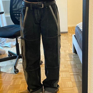 Vintage Y2K Straight-Leg-Jeans