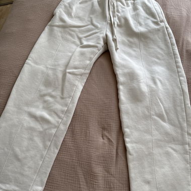 Jogging Bershka bianco sporco