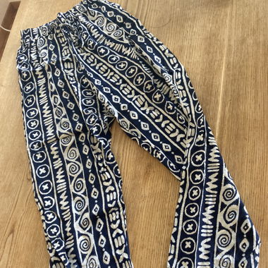 Fabric trousers