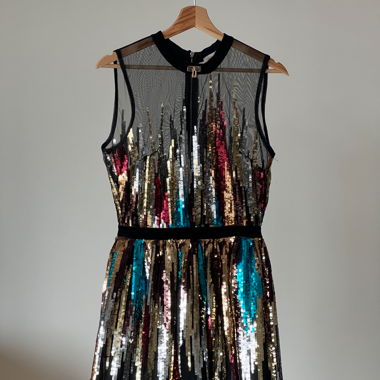 Mini sequins dress