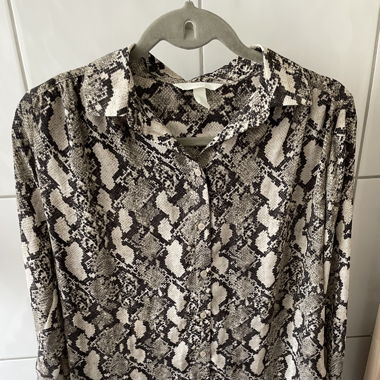 H&M Bluse in Animalprint Gr 36 neu