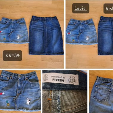 1x Levis Mini, 1x Sisley XS