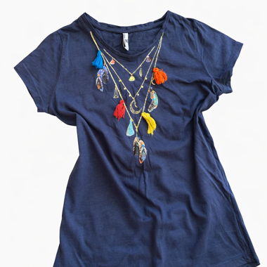 T-shirt statement bohème