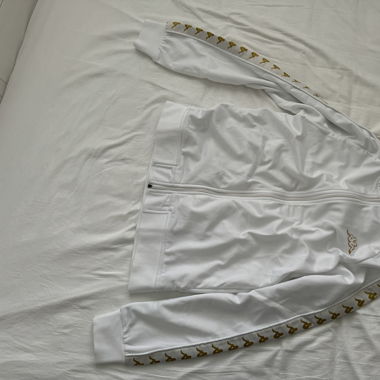 Kappa Band Anniston Jacke Weiss/Gold