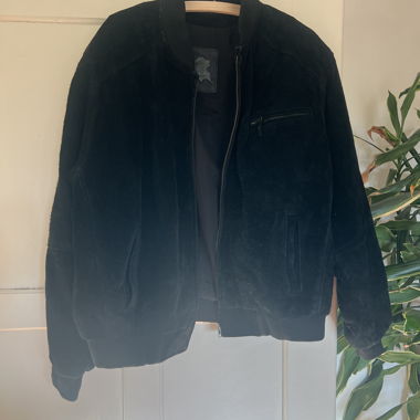 Bomber in vera pelle