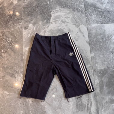 Shorts Baggy en Denim Balenciaga x adidas
