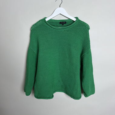 Pull vert en maille