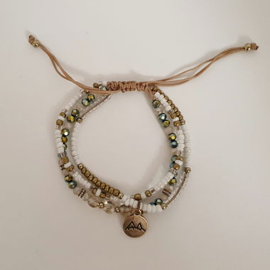 Bracelet de perles avec montagne (envoi gratuit ! )