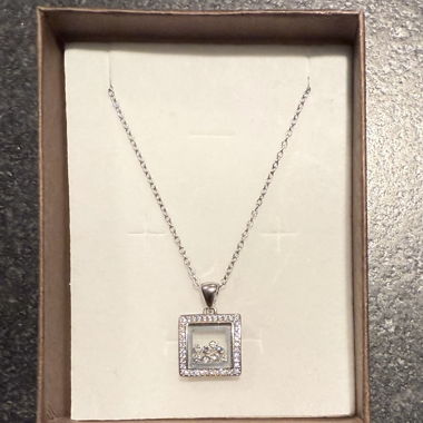 Collana con strass