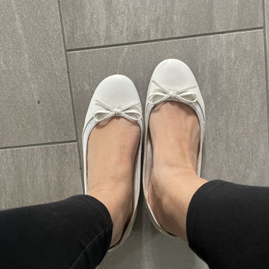 Ballerines blanches