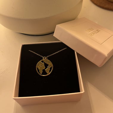 Halskette Weltkarte/Worldmap Necklace