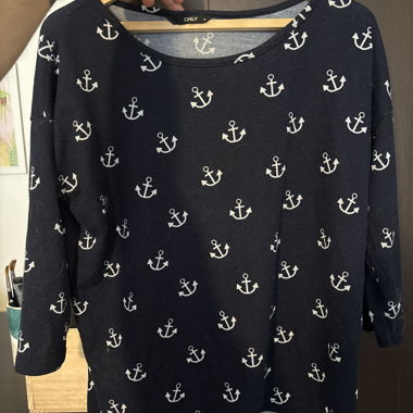Maglione Navy Ancore ONLY