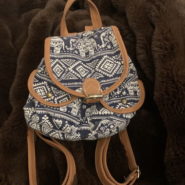 Pattern Mini Backpack