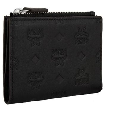MCM Portemonnaies aus Leder, schwarz (NEU!)