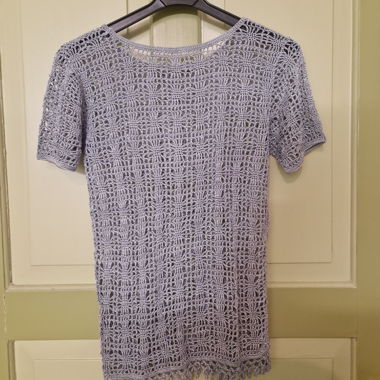 Haut crochet gris