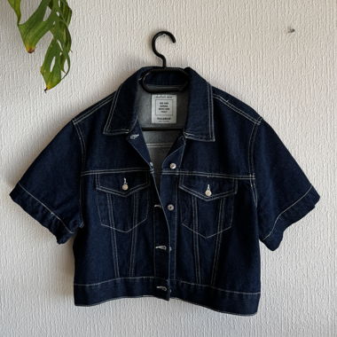 Kurze Denim-Jacke
