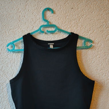 Crop top noir